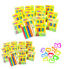 Kit 25 Cx Massinha de Modelar + 50 Cortador Molde Forminha p/ Kit Festa Lembrancinha Infantil