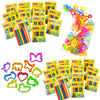 Kit 25 Cx Massinha de Modelar + 50 Cortador Molde Forminha p/ Kit Festa Lembrancinha Infantil