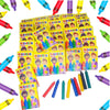Kit 35 Livrinho Revistinha Colorir Pintar + 35 Cx Giz de Cera Kit Festa Lembrancinha Infantil