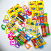10 Massinha De Modelar + 10 Giz de Cera + 20 Cortador Molde Kit Festa Lembrancinha