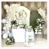 Kit Arco Desconstruído Branco Batizado Formatura Balão Decoração Ano Novo Festa