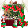 50 Balão Vermelho  + 50 Bexiga Verde  Kit Organico Natal.