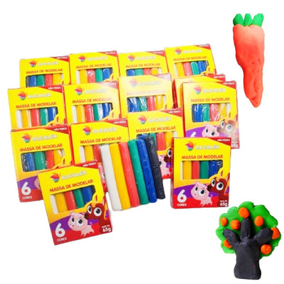 15 Cx Massinha de Modelar p/ Kit Festa Lembrancinha Infantil