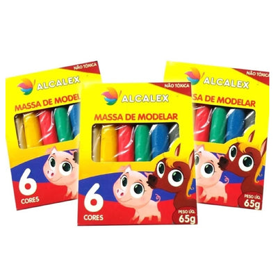 15 Cx Massinha de Modelar p/ Kit Festa Lembrancinha Infantil